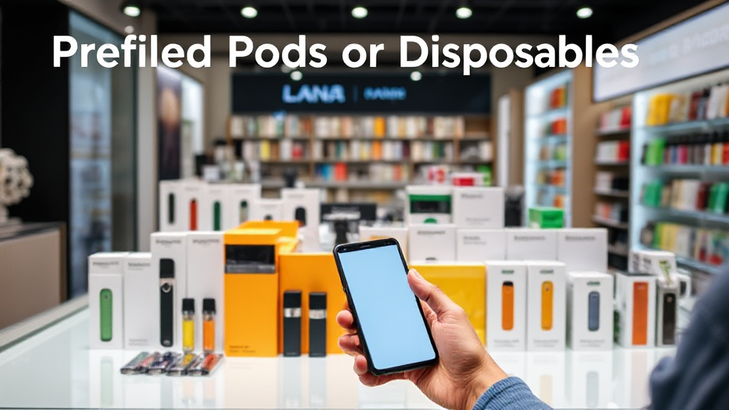 Prefilled Pods or Disposables: Choosing in Singapore