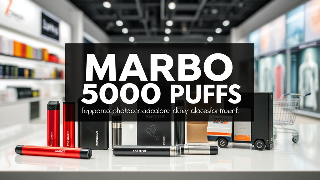 MARBO 25000 Puffs for Commuters, Travelers, and Long Workdays